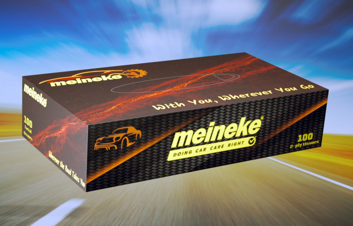 Private Label Facial Tissues for Meineke LLC